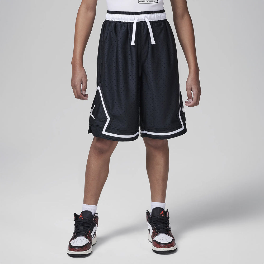 Jordan Sport Big Kids' Dri-FIT Diamond Shorts 'Black'