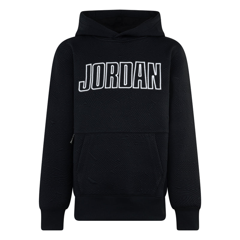 Jordan Sneaker School Knit Kids Hoody 'Black'