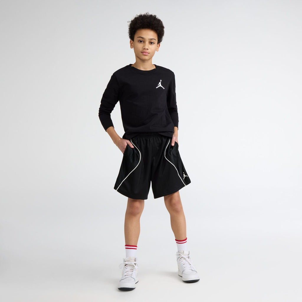 Jordan Sport Big Kids' Dri-FIT Y2K Shorts 'Black'