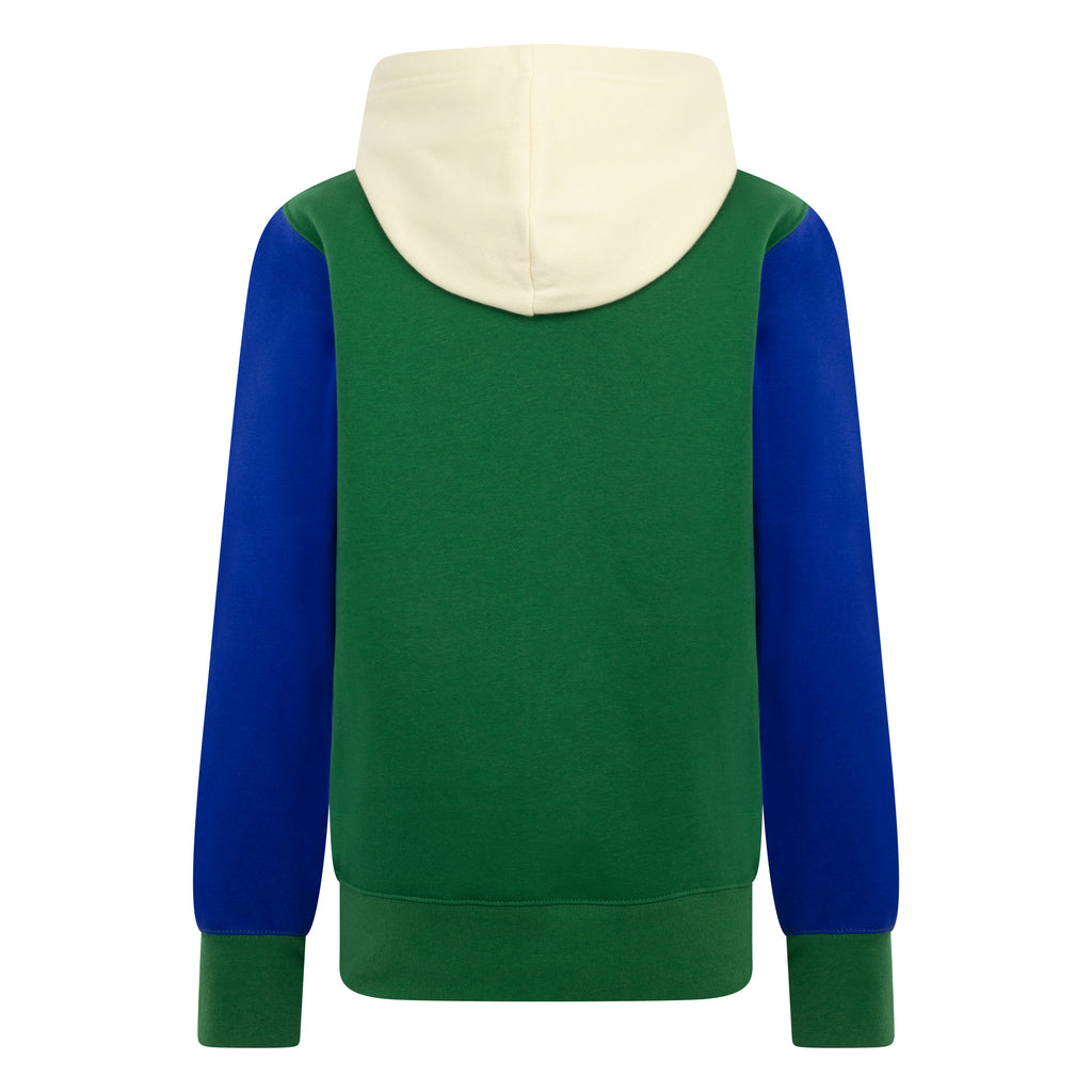 Jordan Brooklyn Essential Fleece Kids Hoodie 'Pine Green/Blue/Sail'