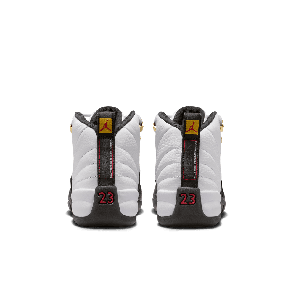 Air Jordan 12 Retro Big Kids' Shoes (GS) 'White/Black/Taxi'