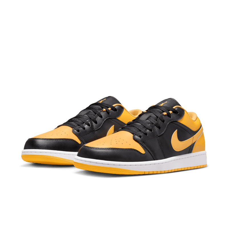 Air Jordan 1 Low Men's Shoes 'Black/Yellow/Ochre'