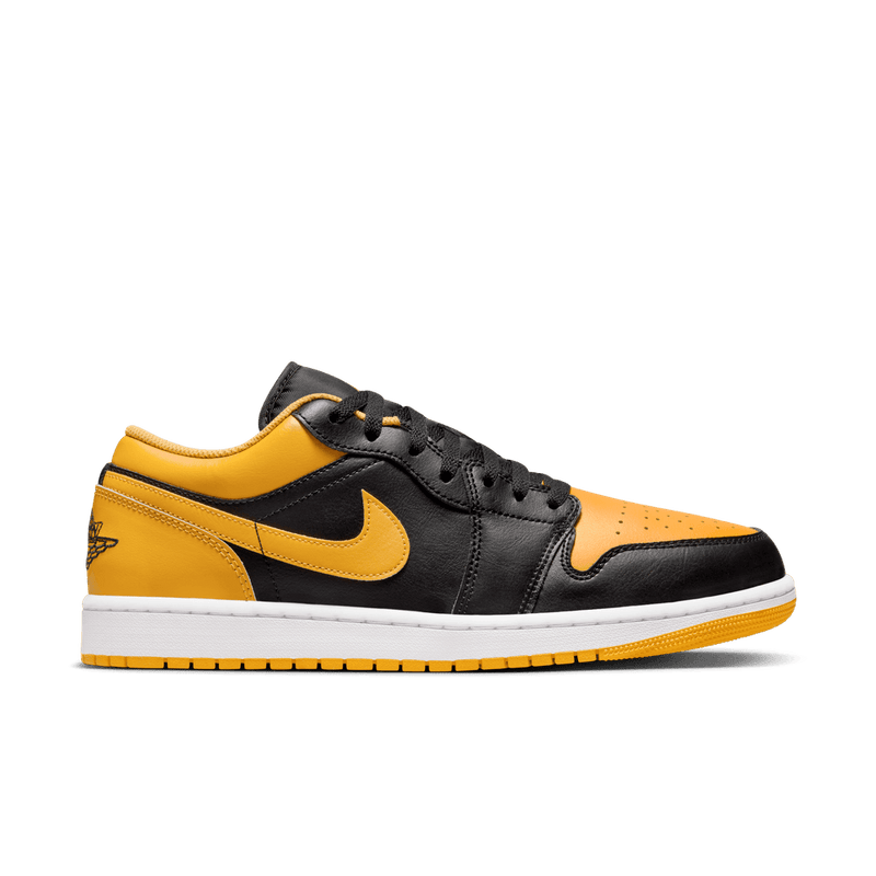 Air Jordan 1 Low Men's Shoes 'Black/Yellow/Ochre'