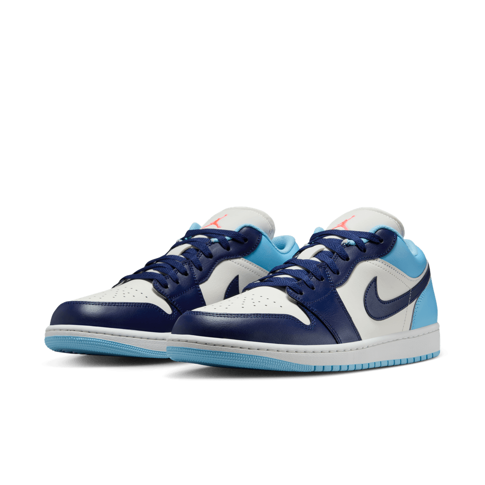 Air Jordan 1 Low Men's Shoes 'Sail/Blue Void/Hot Lava'