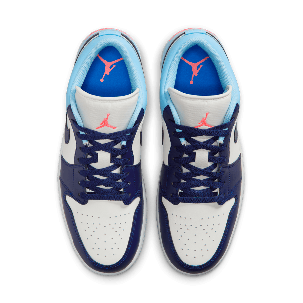 Air Jordan 1 Low Men's Shoes 'Sail/Blue Void/Hot Lava'