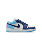 Air Jordan 1 Low Big Kids' Shoes (GS) 'Sail/Blue Void/Lava'
