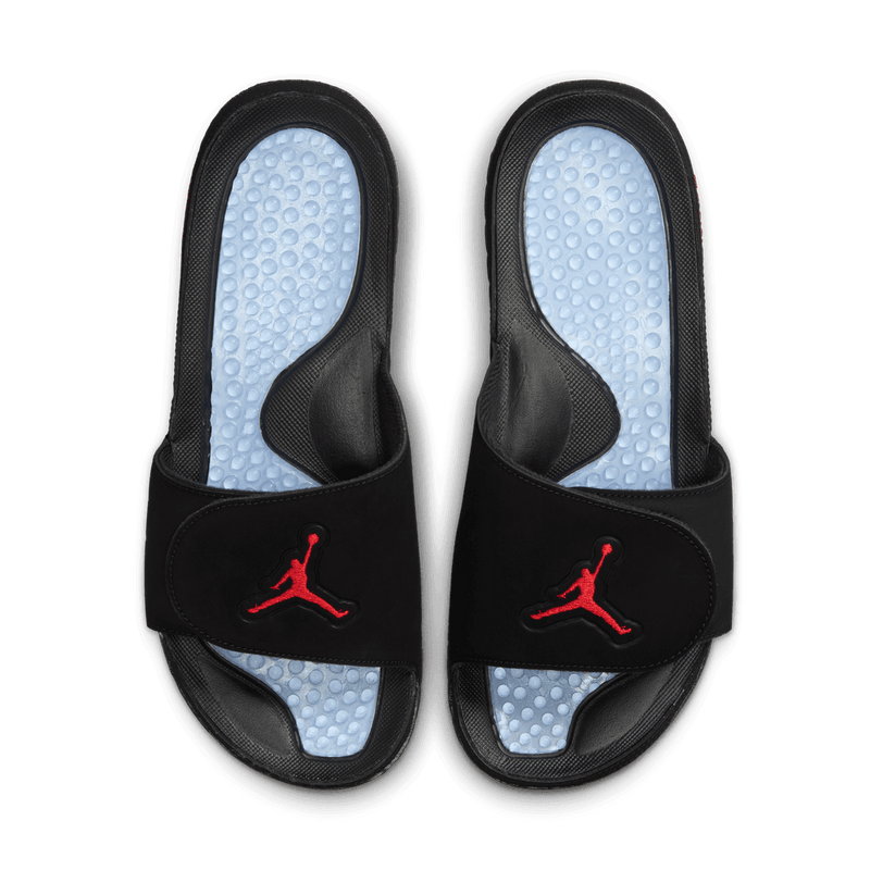 Jordan Hydro 5 Retro Men's Slides 'Black/Fire Red/Silver'