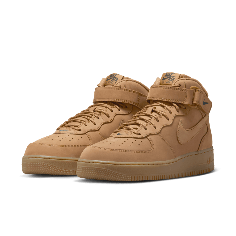Nike Air Force 1 Mid Men's Shoe QS 'Flax/Green'