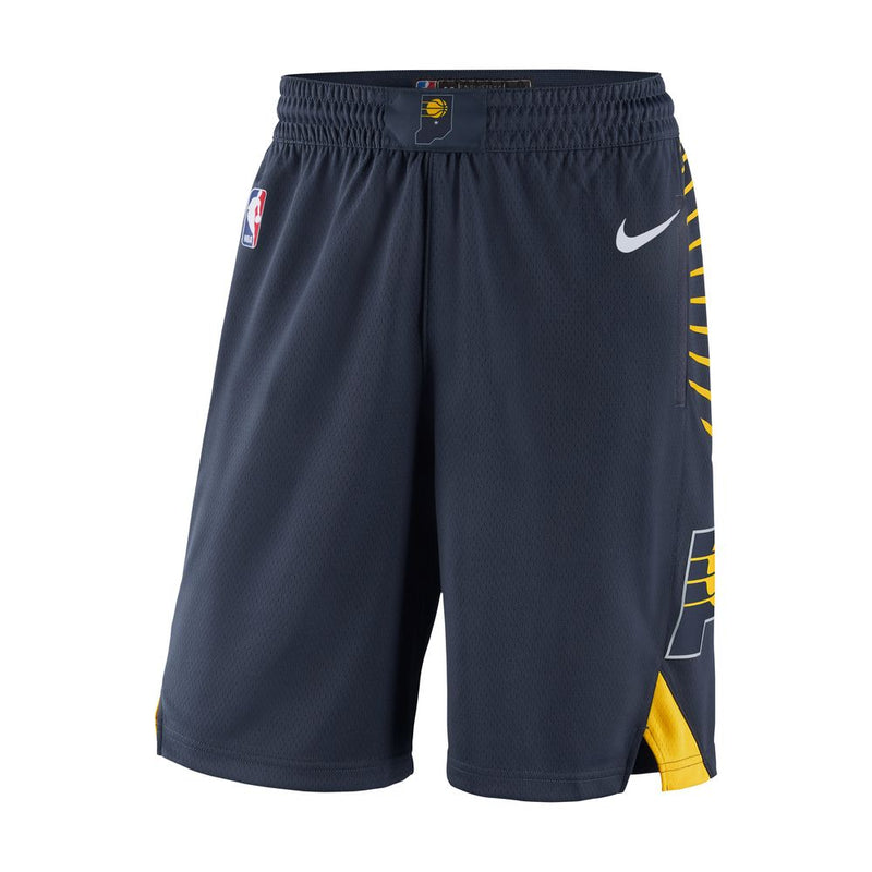 Indiana Pacers Icon Edition Men's Nike NBA Swingman Shorts 'Navy/Amarillo/White'