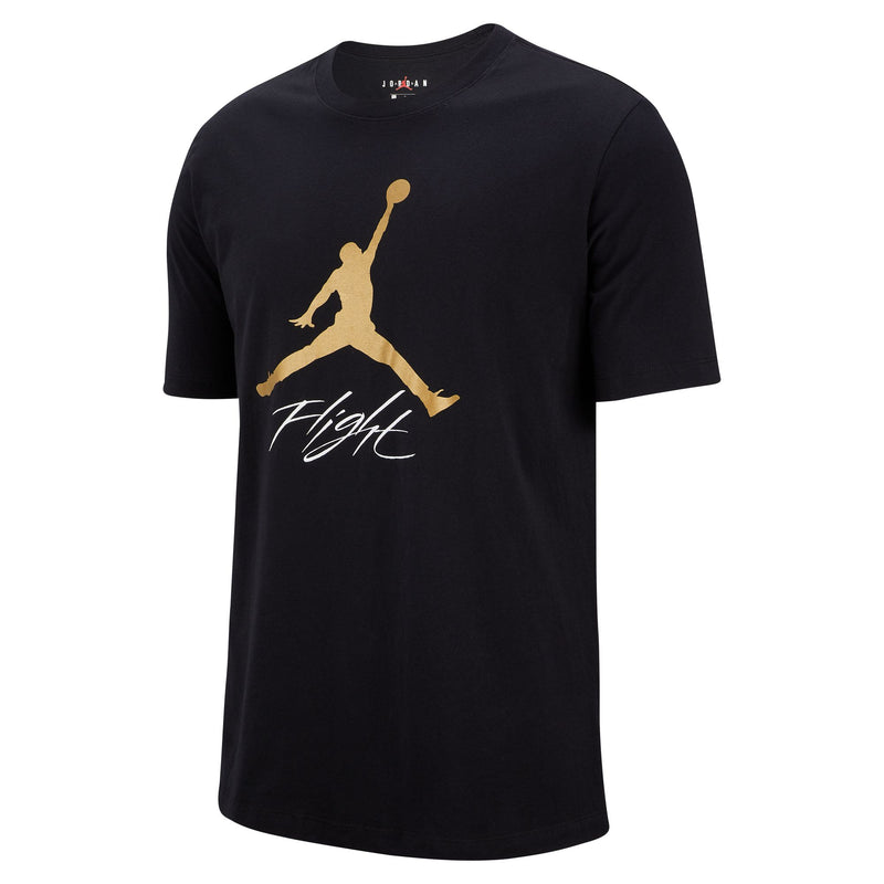 Jordan Jumpman Flight Men's T-Shirt 'Black/Gold'