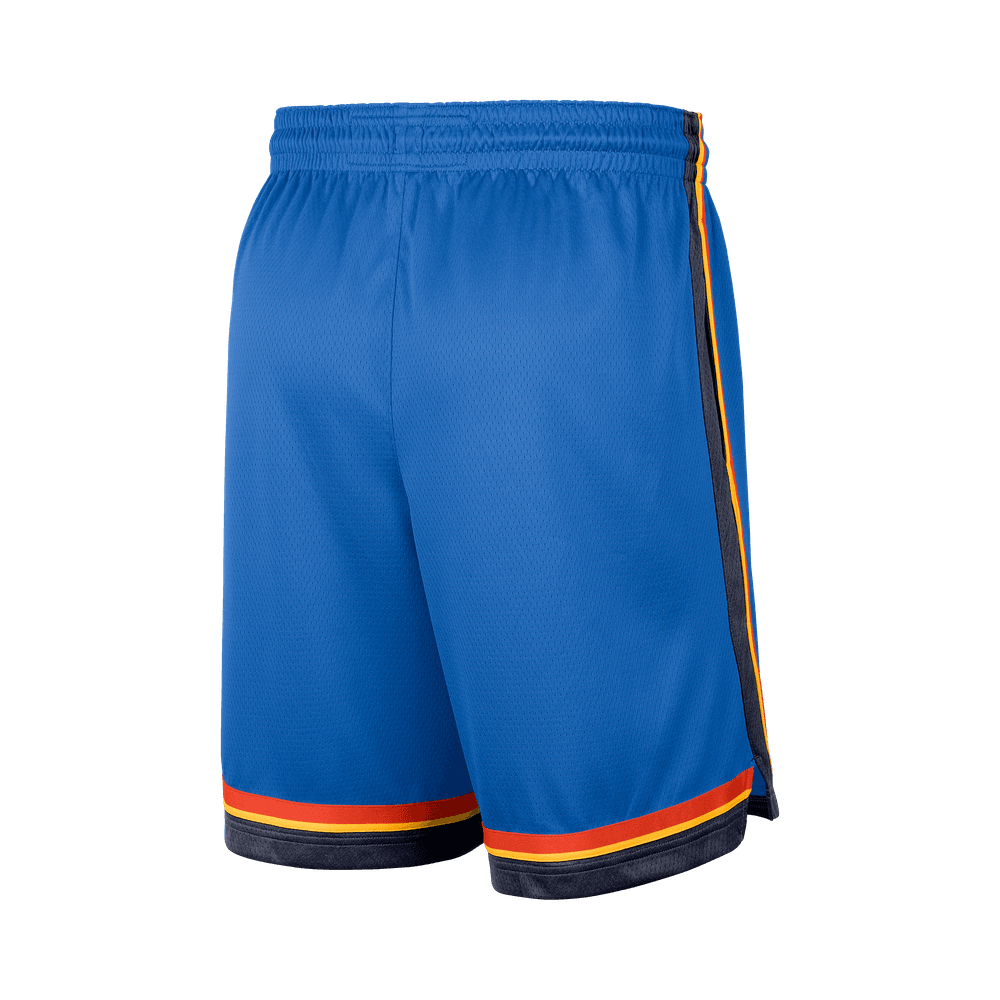 Oklahoma City Thunder Icon Edition Men's Nike NBA Swingman Shorts 'Blue/White'