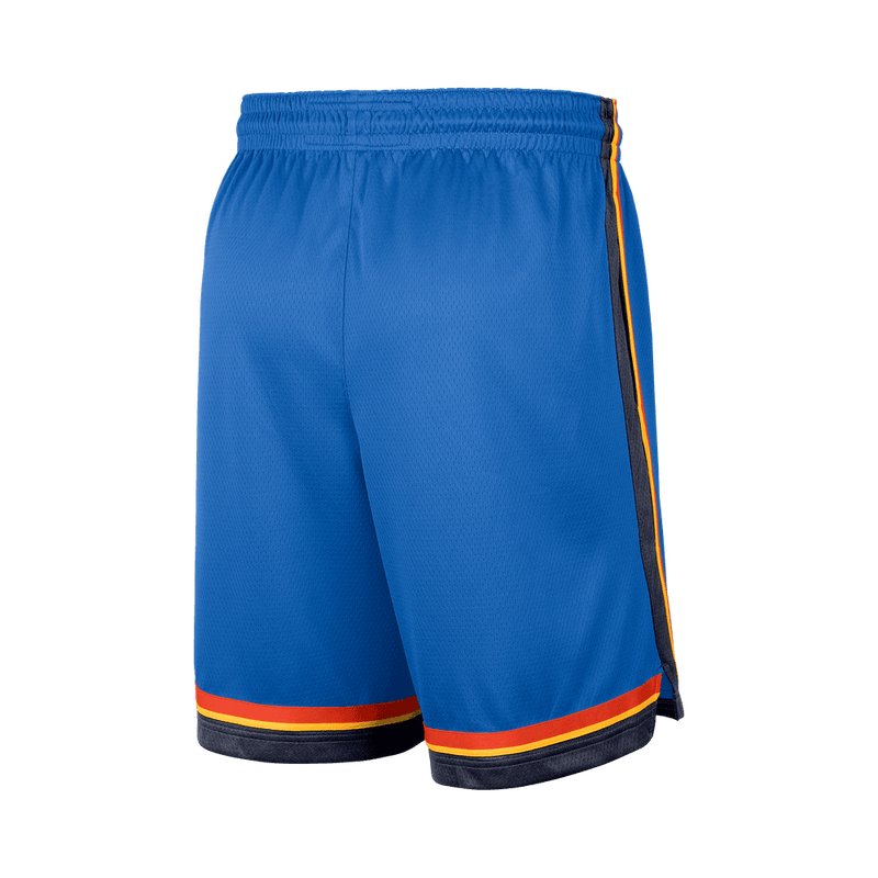 Oklahoma City Thunder Icon Edition Men's Nike NBA Swingman Shorts 'Blue/White'
