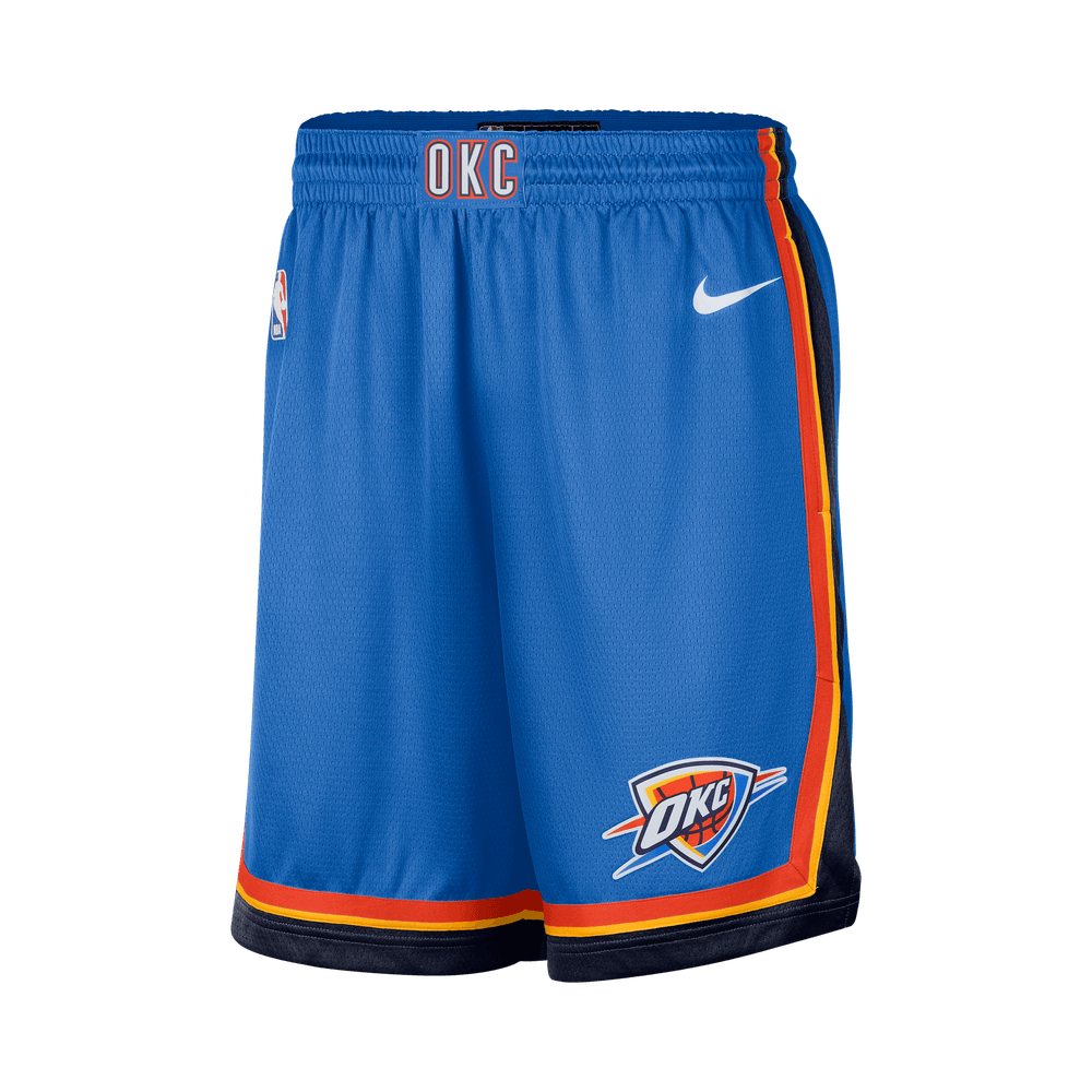 Oklahoma City Thunder Icon Edition Men's Nike NBA Swingman Shorts 'Blue/White'
