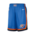 Oklahoma City Thunder Icon Edition Men's Nike NBA Swingman Shorts 'Blue/White'