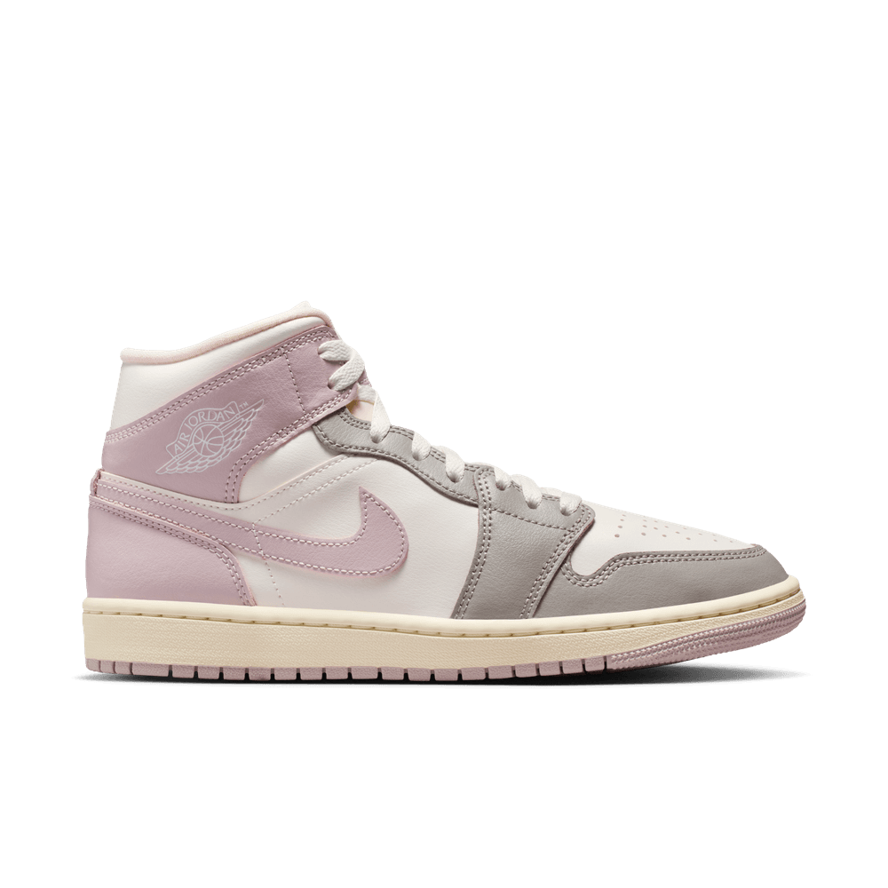 Air Jordan 1 Mid Women's Shoes 'Sail/Rose/Stone'