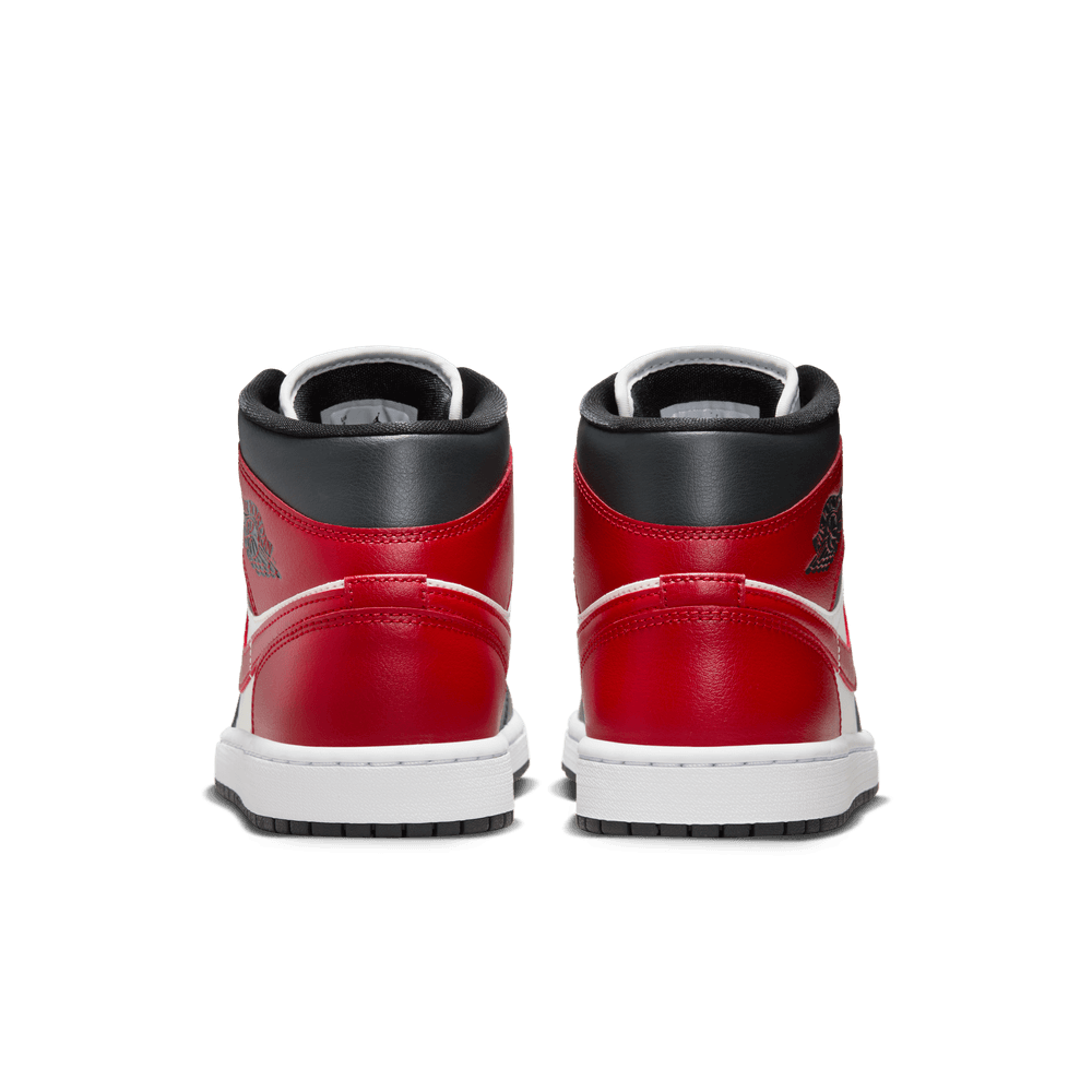 Air Jordan 1 Mid Women's Shoes 'Sail/Red/Off Noir/White'