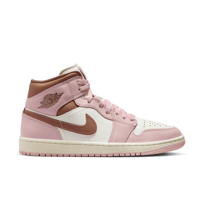 Air Jordan 1 Mid WMNS Lifestyle Shoes 'Oxford/Archaeo Brown'