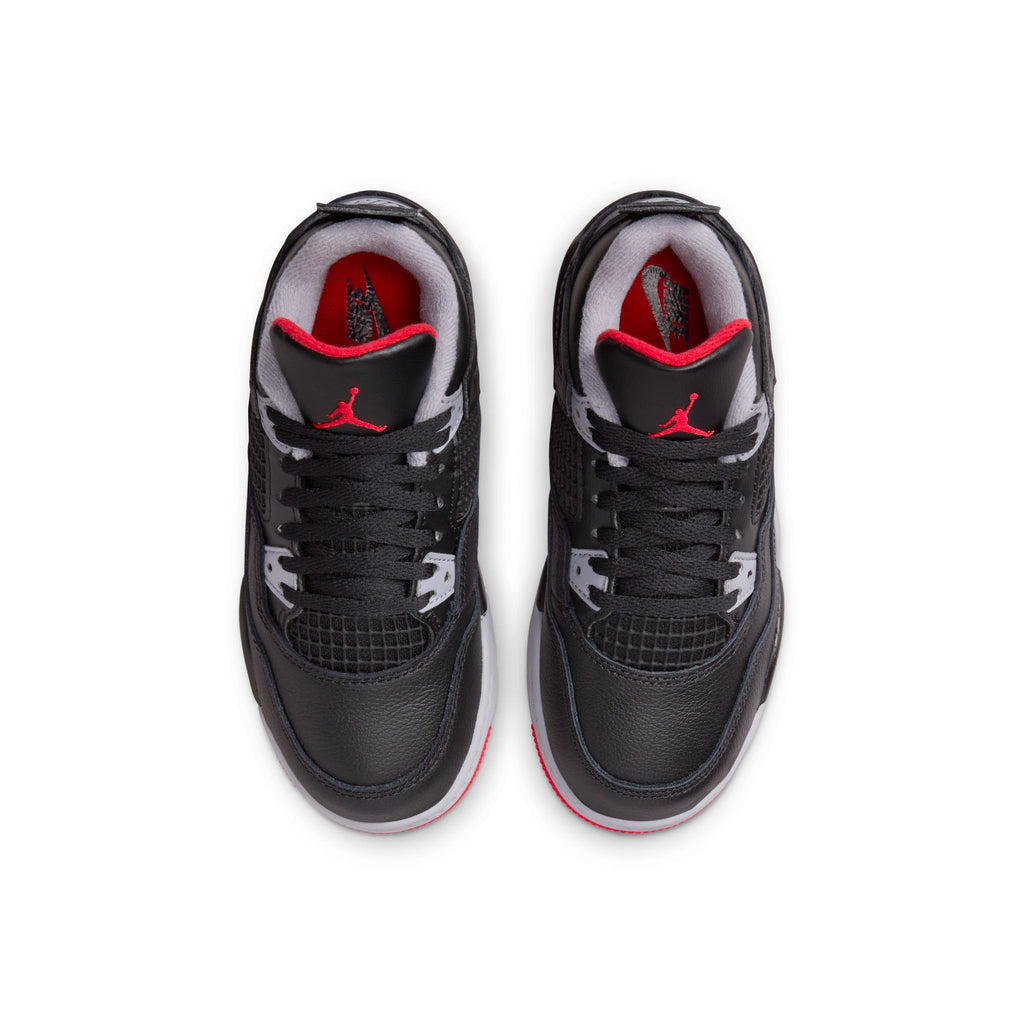 Jordan 4 Retro Little Kids' Shoes (PS) 'Black/Fire Red'