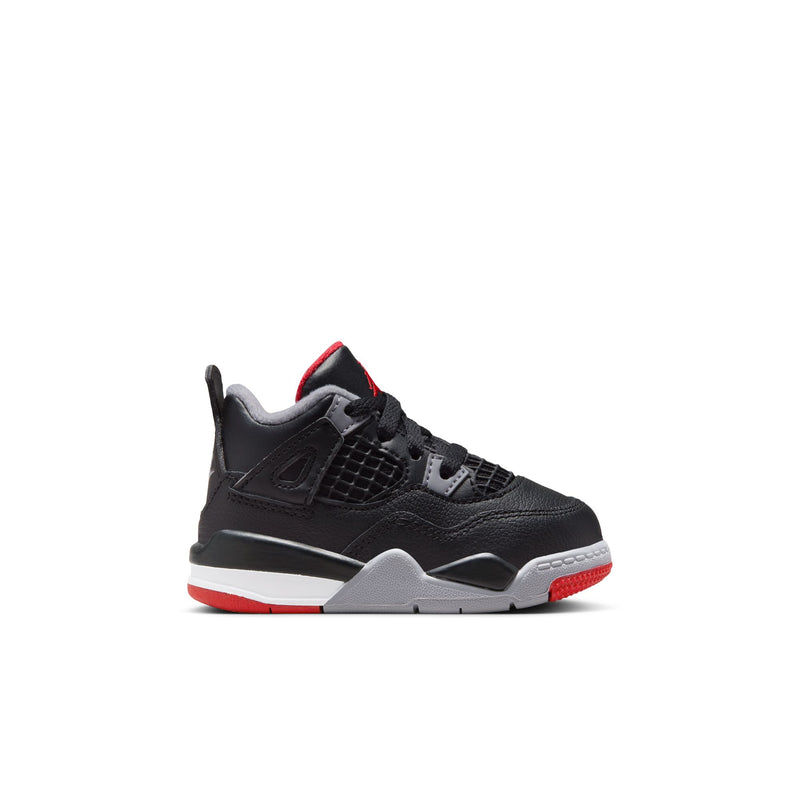 Jordan 4 Retro Baby/Toddler Shoes (TD) 'Black/Fire Red'