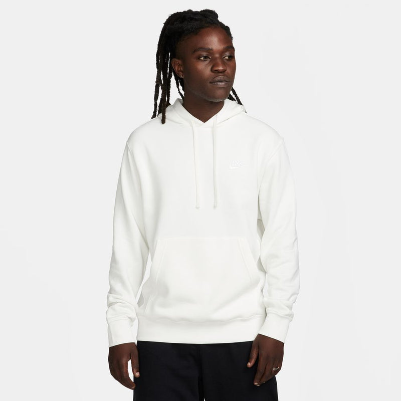 Nike Sportswear Club Fleece Pullover Hoodie 'Sail/White'