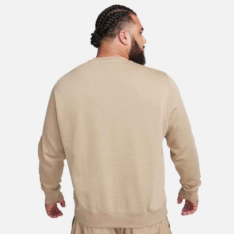 Nike Sportswear Club Fleece Men's Crew 'Khaki/White'