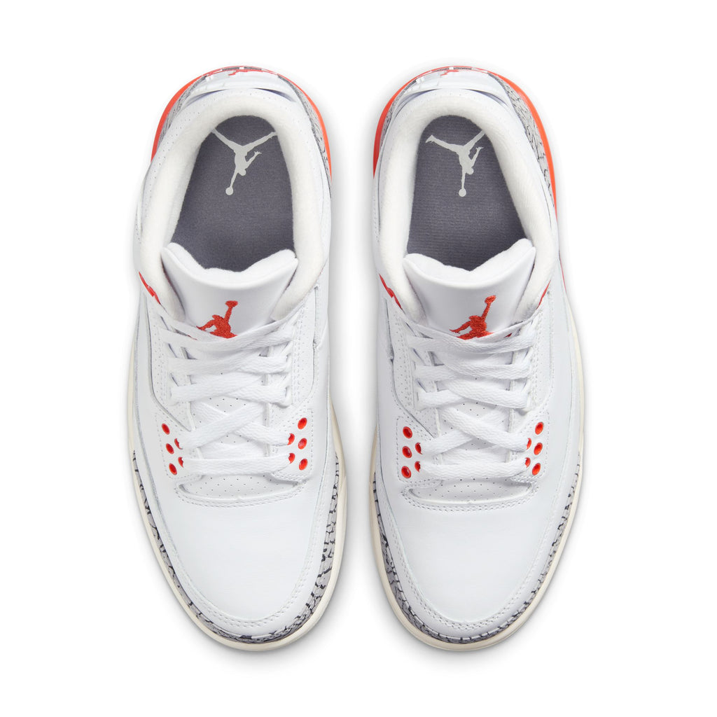 Air Jordan 3 Retro Women's Shoes "Georgia Peach" 'White/Cosmic Clay/Cement Grey'