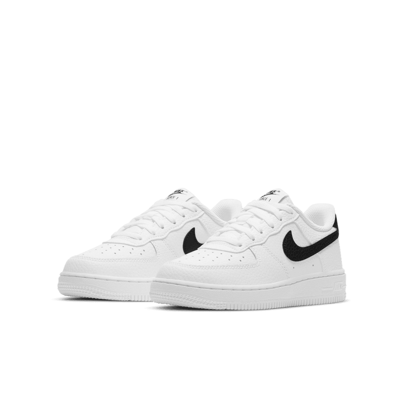 Nike Air Force 1 Big Kids' Shoes (GS) 'White/Black'
