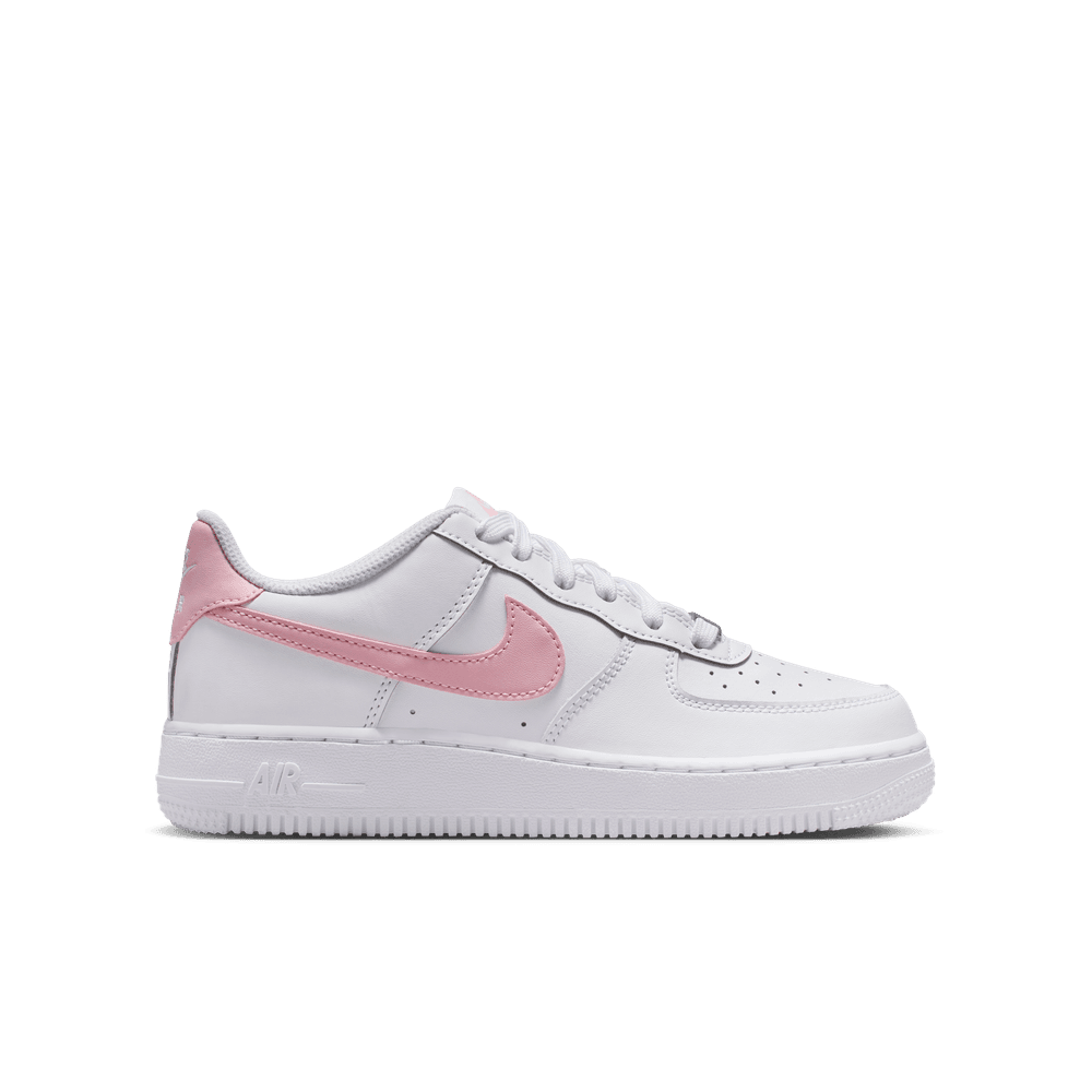 Nike Air Force 1 Big Kids' Shoes1 (GS) 'White/Soft Pink'