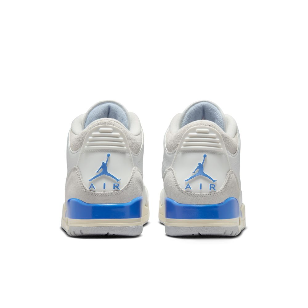 Air Jordan 3 Retro "Lucky Shorts" Men's Shoes 'White/Hydrogen Blue/Legend Blue'