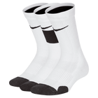 Nike Elite Kids' Basketball Crew Socks (3 Pairs) 'White/Black'