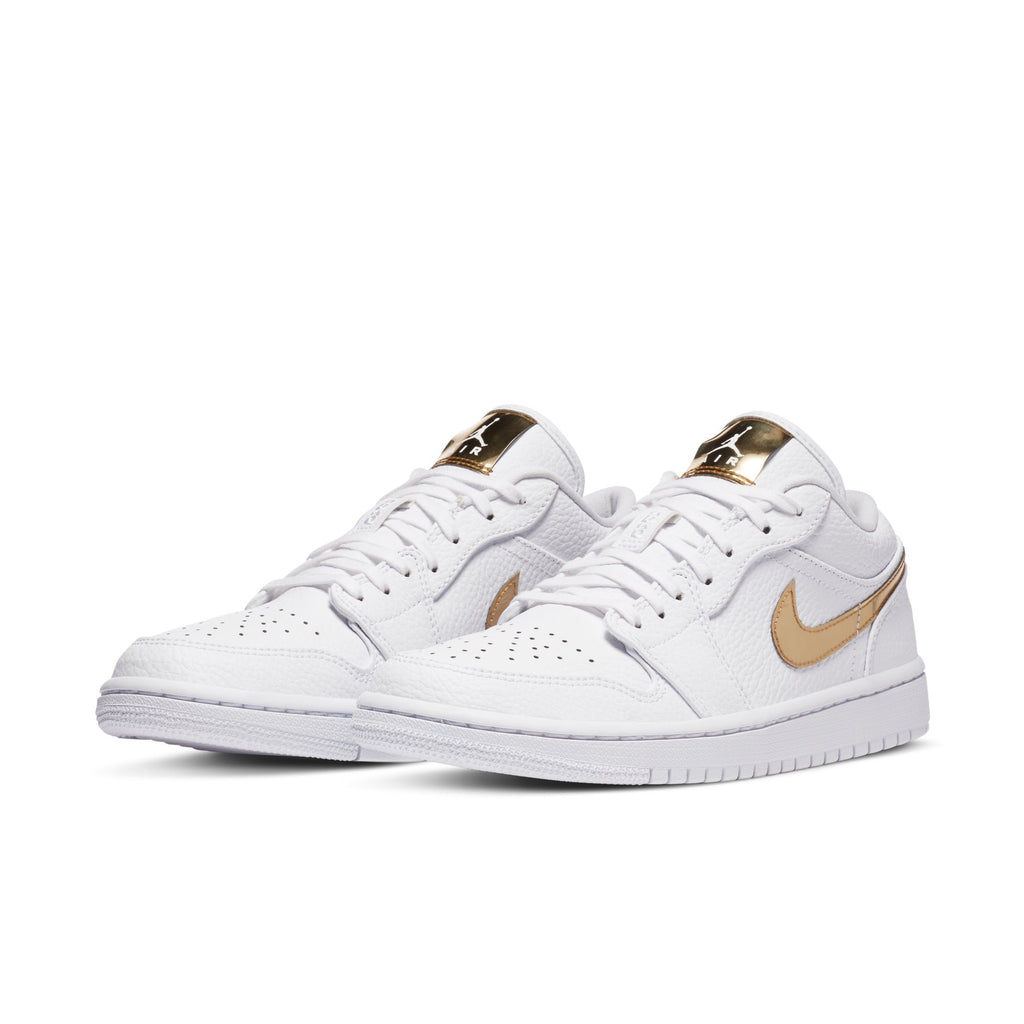 Air Jordan 1 Low SE Women's Shoes 'White/Gold'