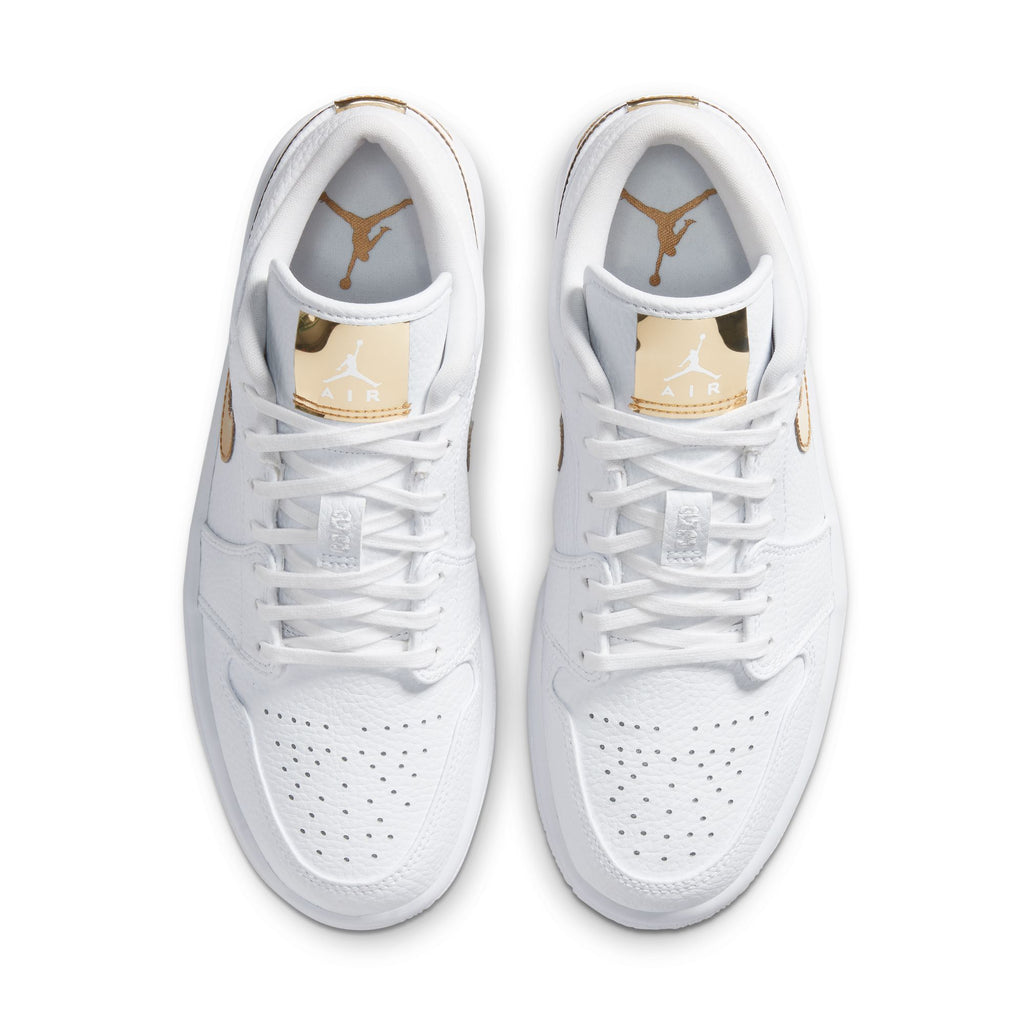 Air Jordan 1 Low SE Women's Shoes 'White/Gold'