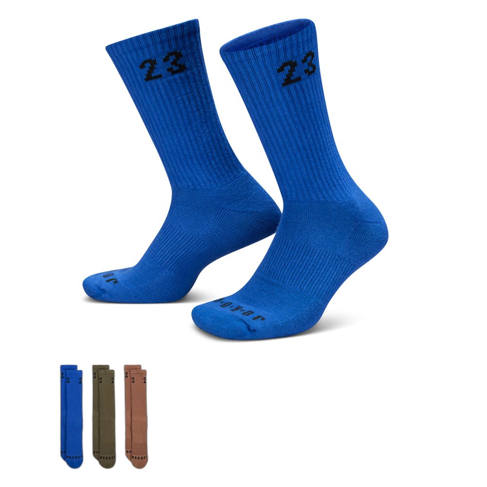 Jordan Essentials Crew Socks (3 Pairs) 'Multi'