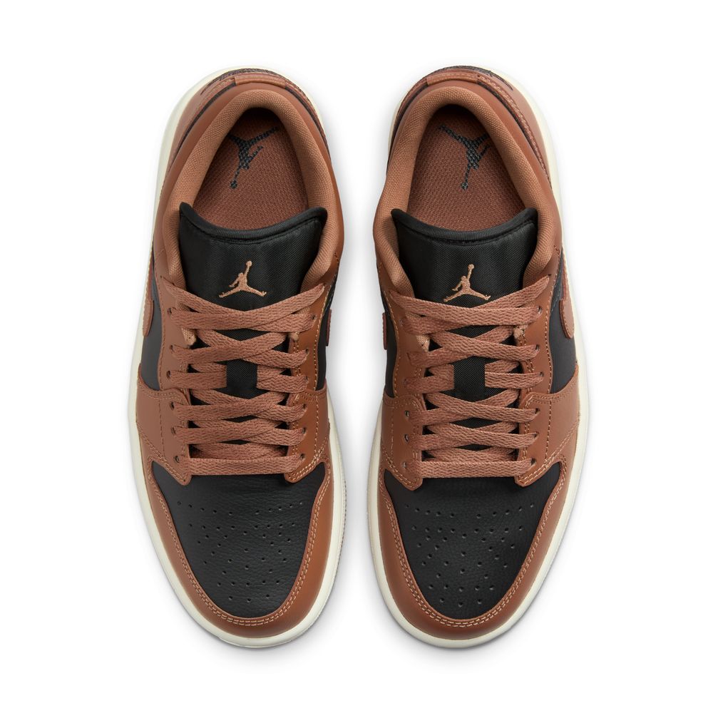 Air Jordan 1 Low Women's Shoes 'Off Noir/Brown/Sail'