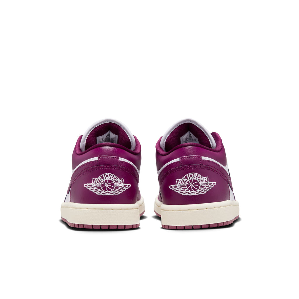 Air Jordan 1 Low Women's Shoes 'White/Bordeaux/Sail'