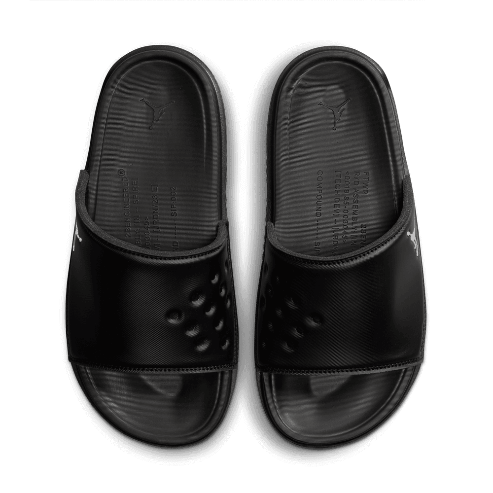 Jordan Play Men's Slides 'Black/Silver'