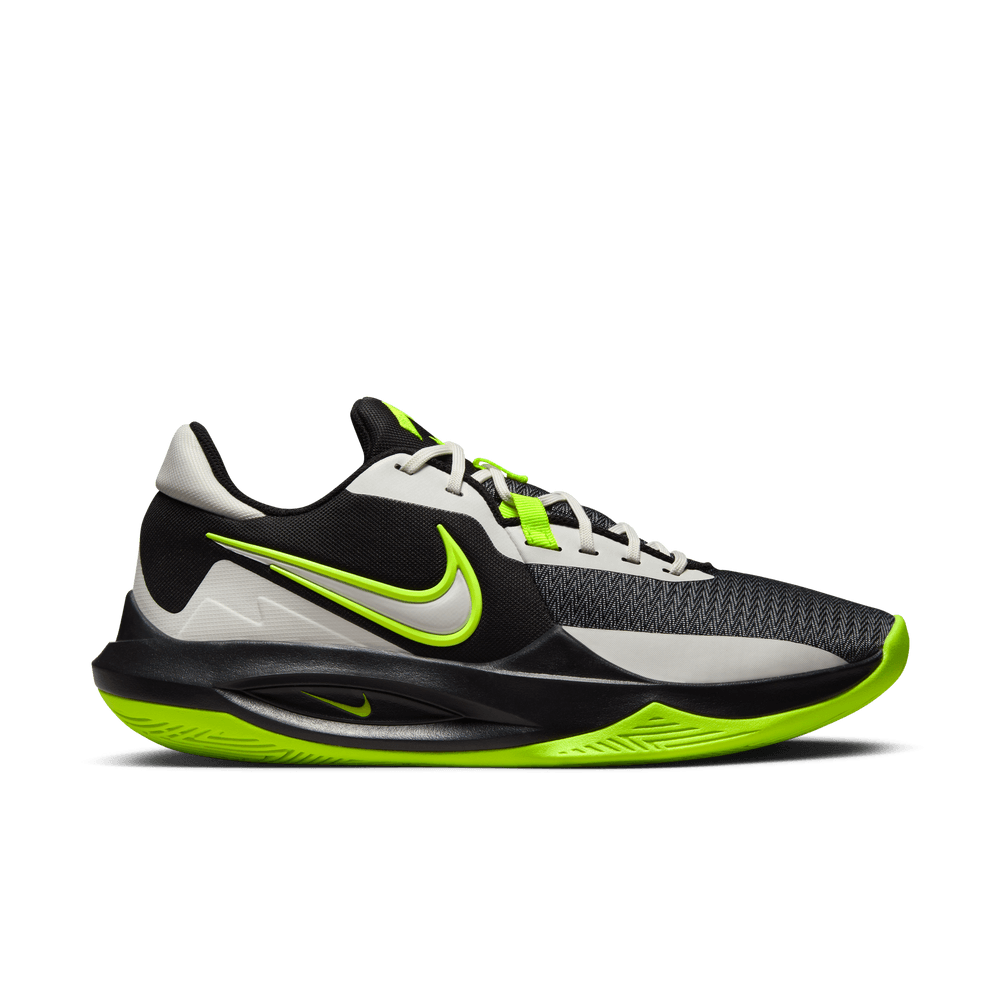 Nike Precision 6 Basketball Shoes 'Black/Volt/Sail'