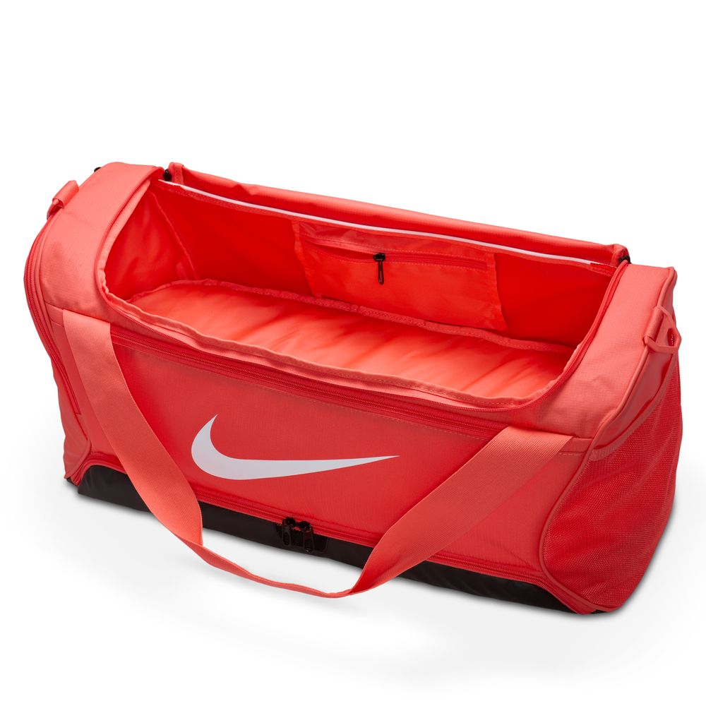 Nike Brasilia 9.5 Training Duffel Bag (Medium, 60L) 'Magic Ember/Vlack/White'