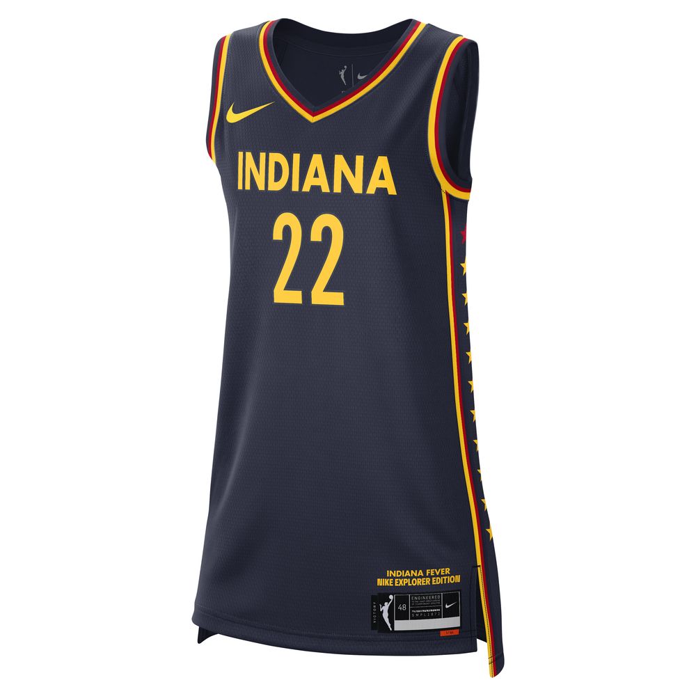 Caitlin Clark Indiana Fever Explorer Edition Nike Dri-FIT WNBA Victory Jersey 'Navy'