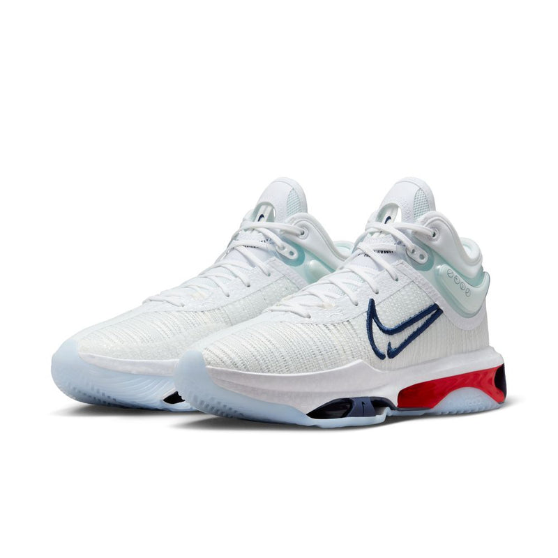 Nike Air Zoom G.T. Jump 2 Basketball Shoes 'White/Midnight Navy/University Red/White'