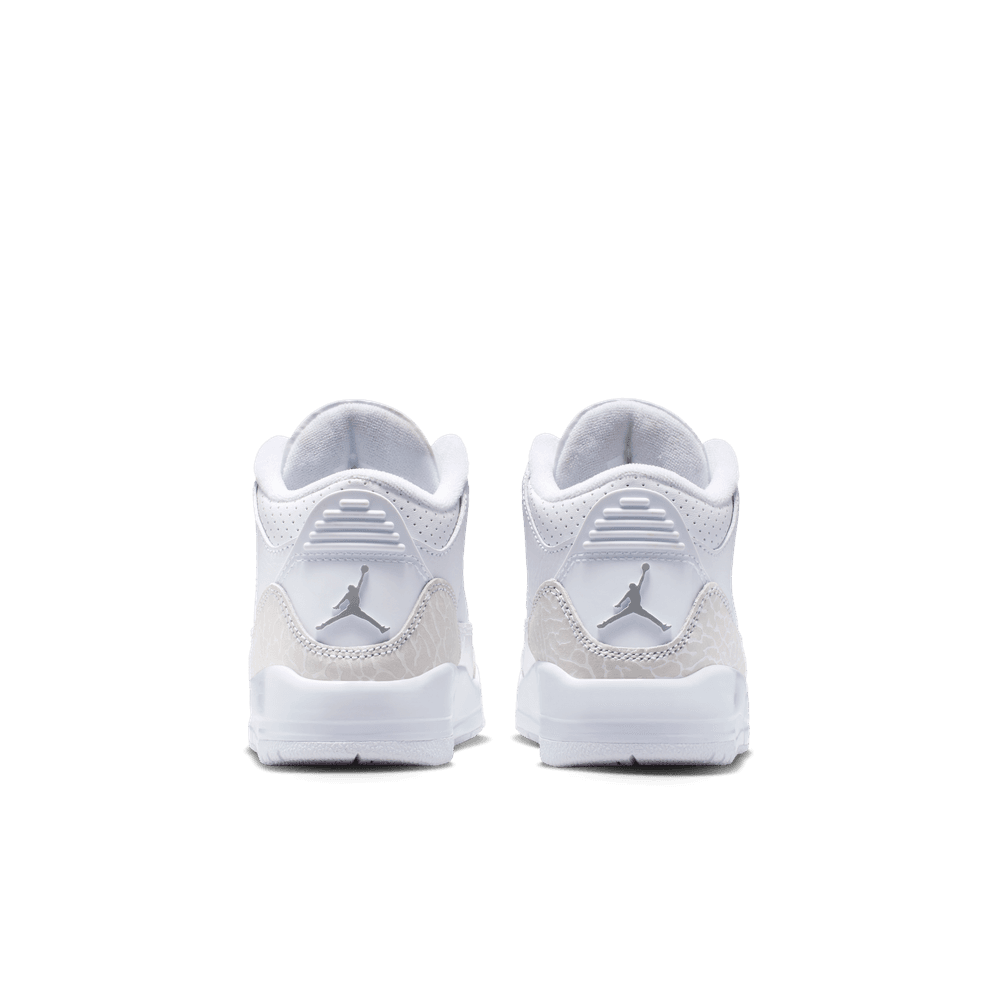 Jordan 3 Retro Little Kids' Shoes (PS) 'White/Silver'