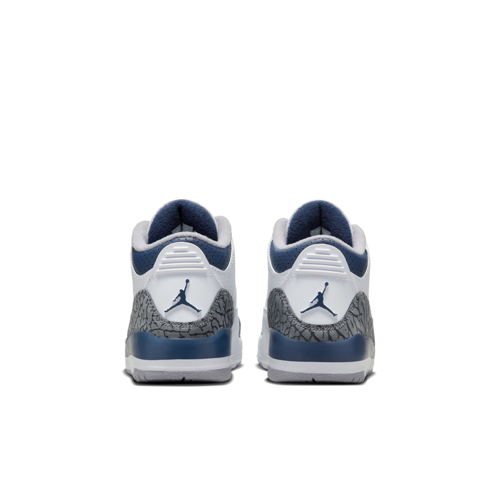 Jordan 3 Retro Little Kids' Shoes (PS) 'White/Navy/Cement'