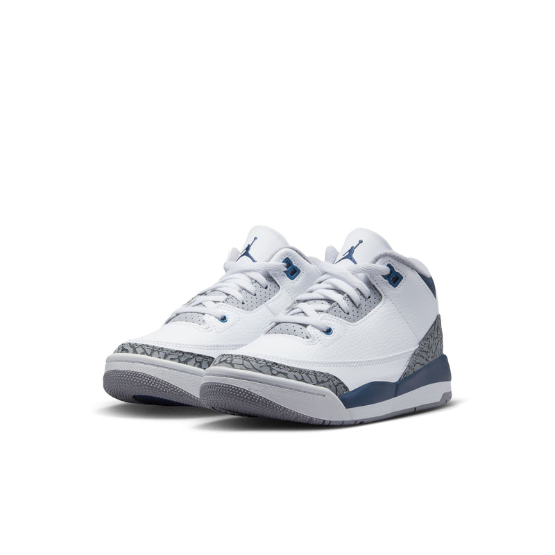 Jordan 3 Retro Little Kids' Shoes (PS) 'White/Navy/Cement'