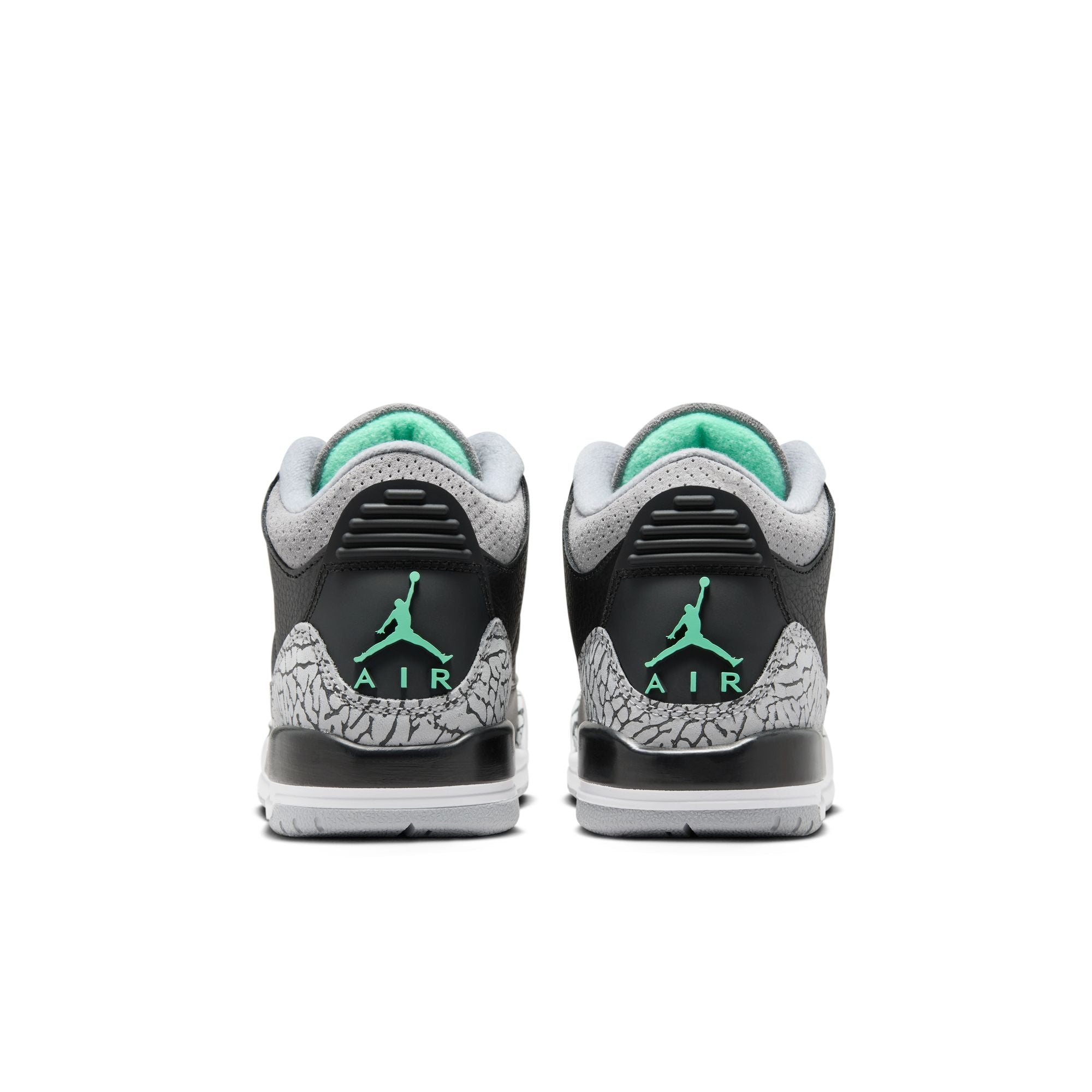 jordan 3s green and grey