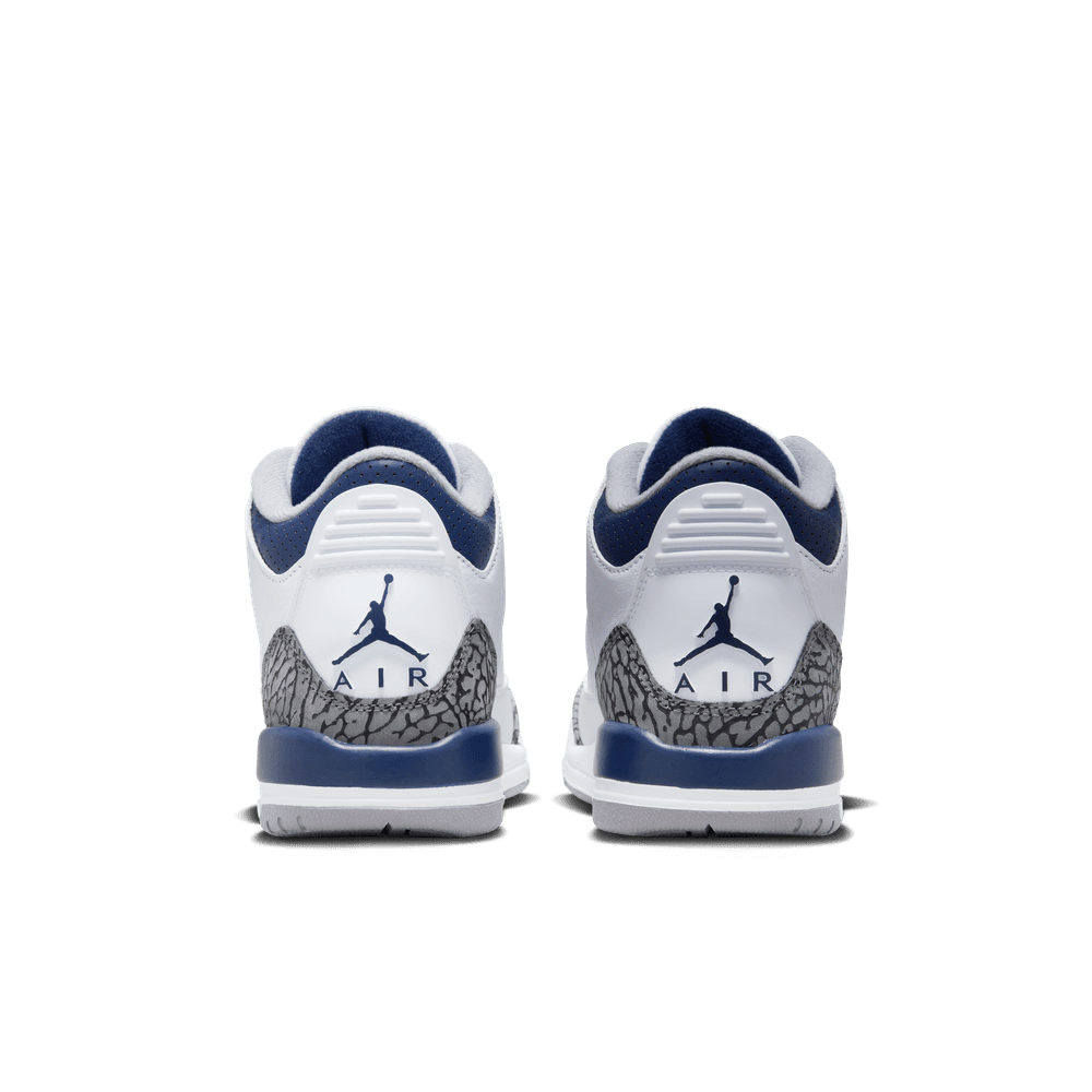 Air Jordan 3 Retro (GS) 'White/Midnight Navy/Cement'