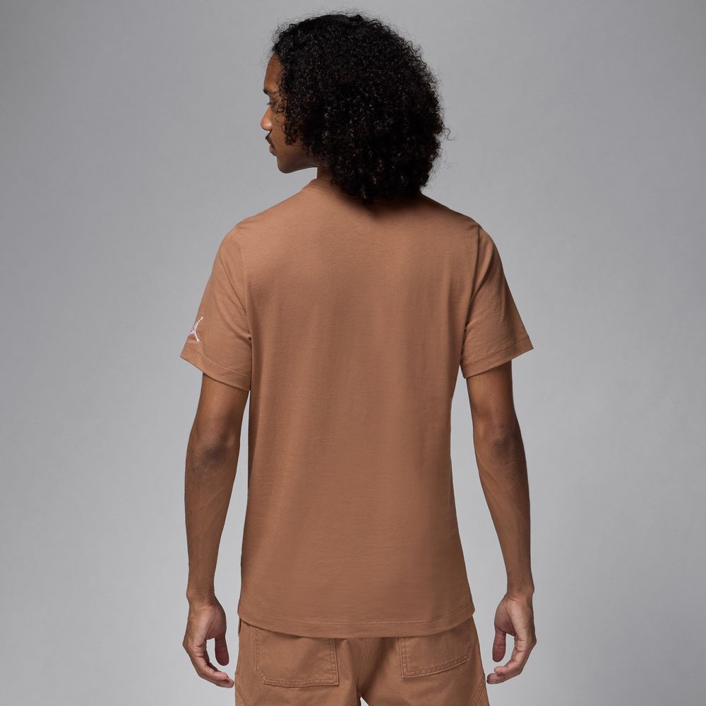 Jordan Air Men's T-Shirt 'Brown/White'