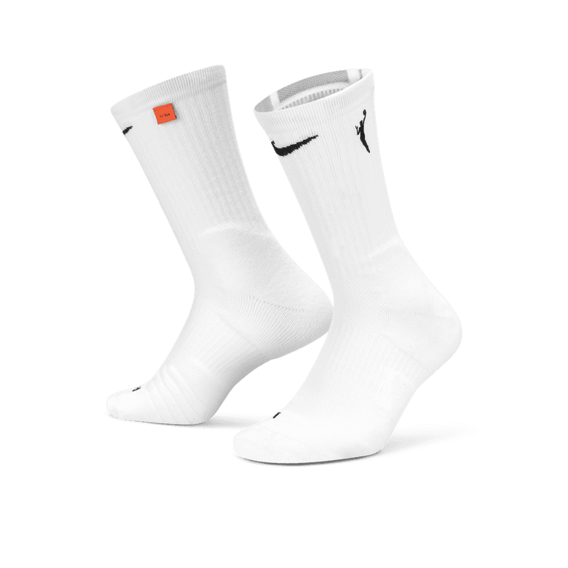 WNBA Elite Nike Basketball Crew Socks 'White/Grey'