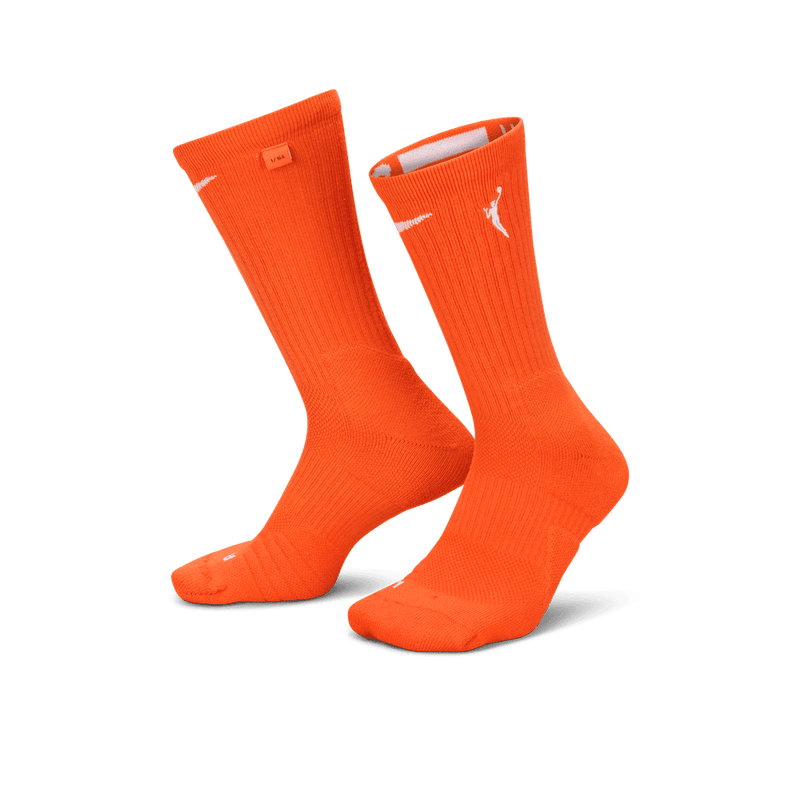 WNBA Elite Nike Basketball Crew Socks 'Orange/White'