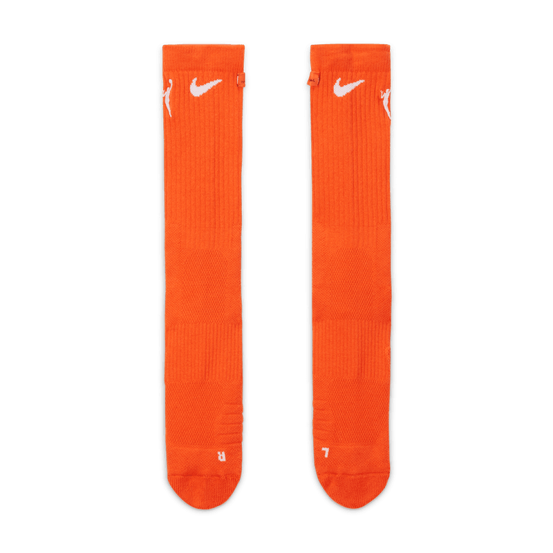 WNBA Elite Nike Basketball Crew Socks 'Orange/White'