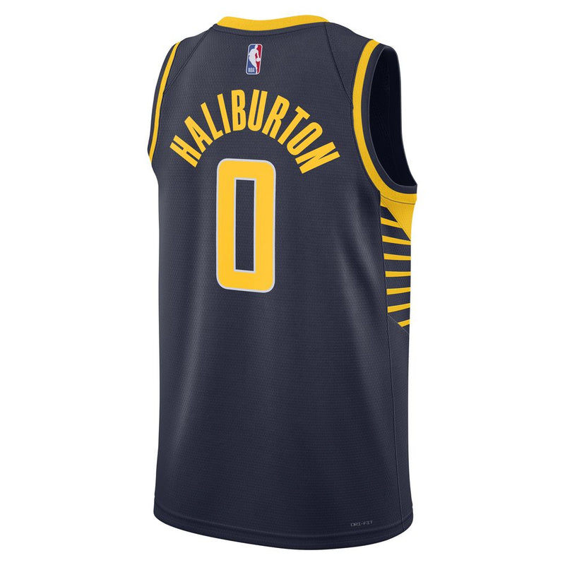 Tyrese Haliburton Indiana Pacers Icon Edition 2024/25 Men's Nike Dri-FIT NBA Swingman Jersey 'Navy'